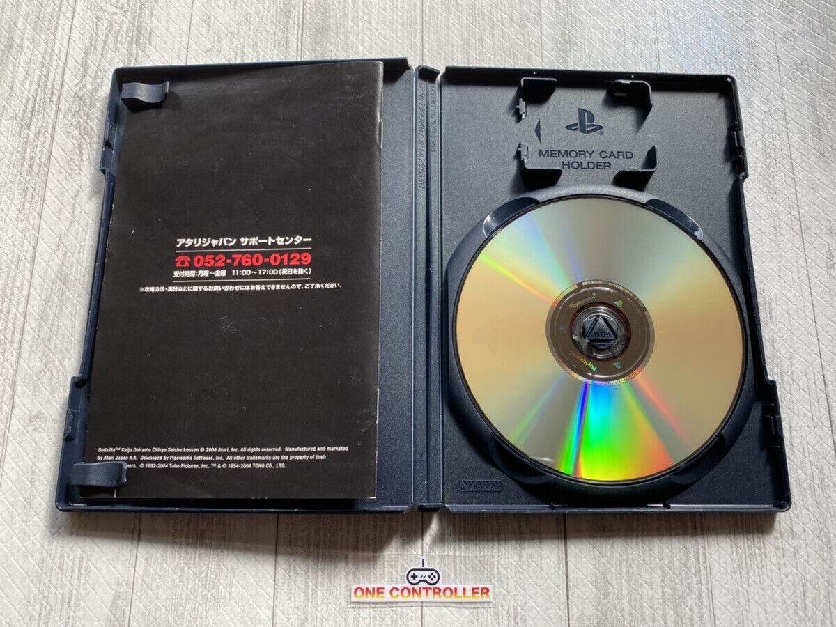SONY PS2 Kingdom Hearts ⅠⅡ & Final Mix & Godzilla & Dinosaur from Japan