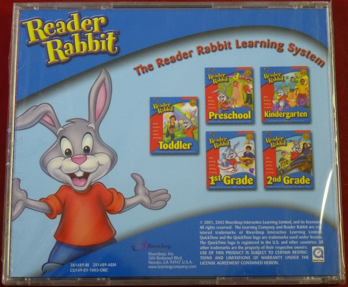Video Game PC Reader Rabbit 1st Grade First 2002 NEW SEALED Jewel