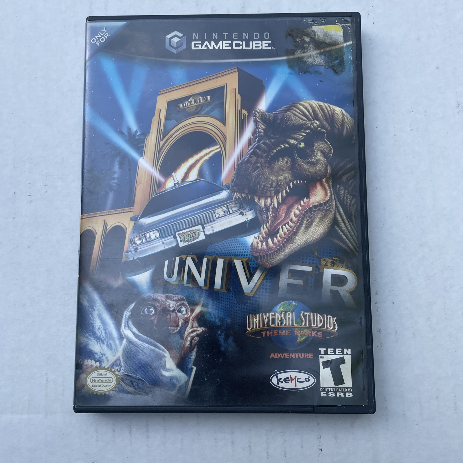Nintendo Gamecube Universal Studios: Theme Park Adventure Game w/ Manual & Case