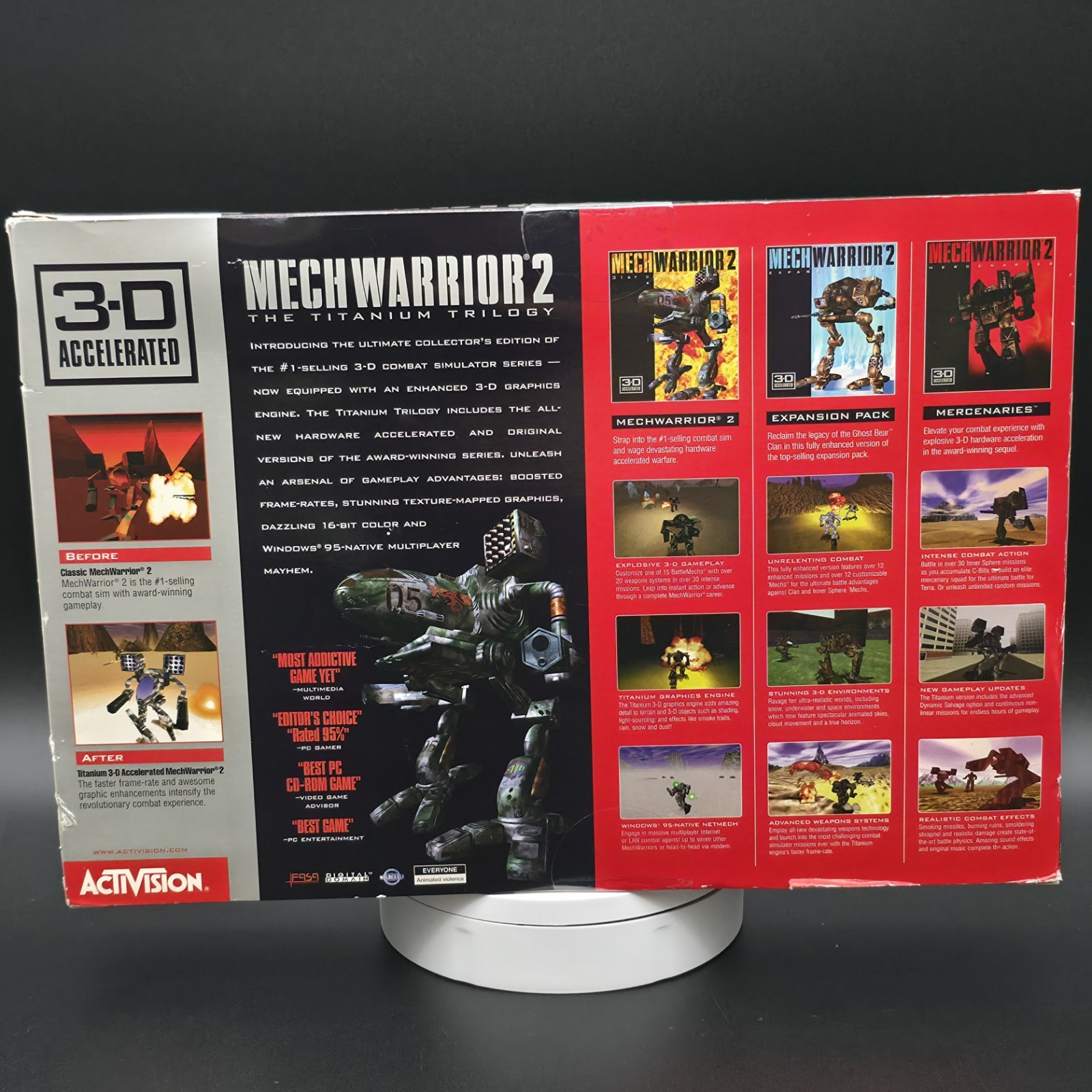 MechWarrior 2: The Titanium Trilogy, 1998, Giant Big Box, New & Sealed