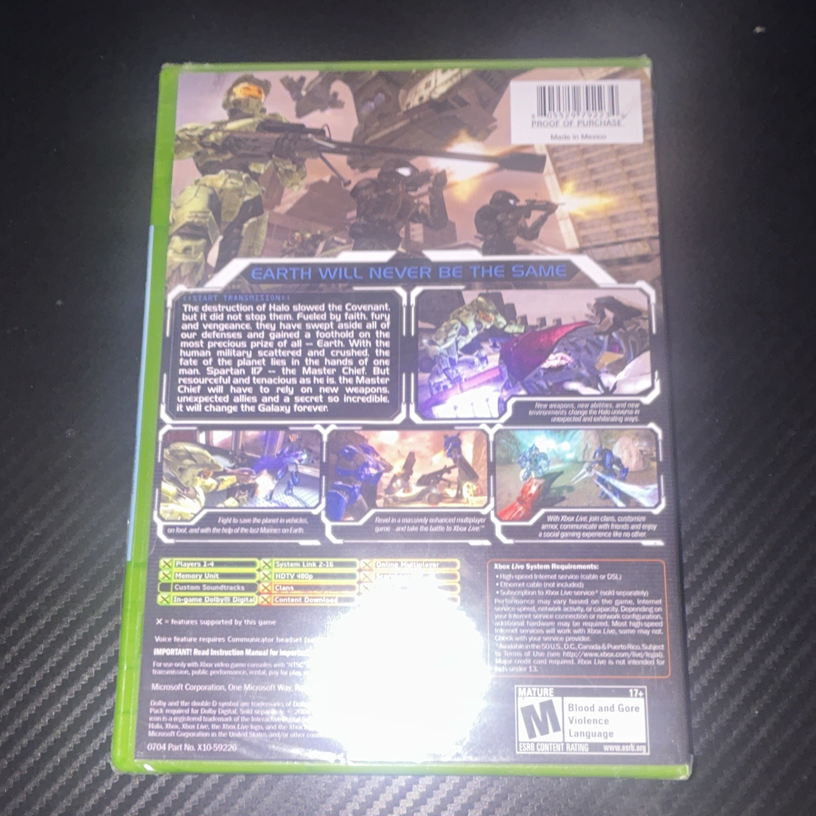Game Studios Halo 2 (Xbox) 2004 M Multiplayer First-Person Shooter (SEALED)
