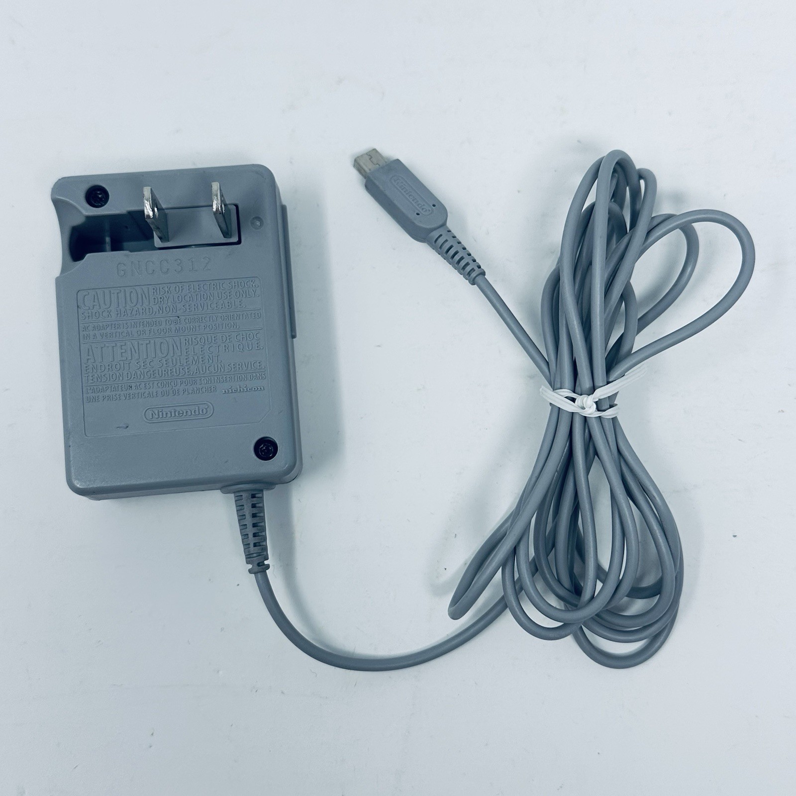 Nintendo WAP-002 3DS XL 3DS AC Adapter Charger Cable Cord Tested Authentic