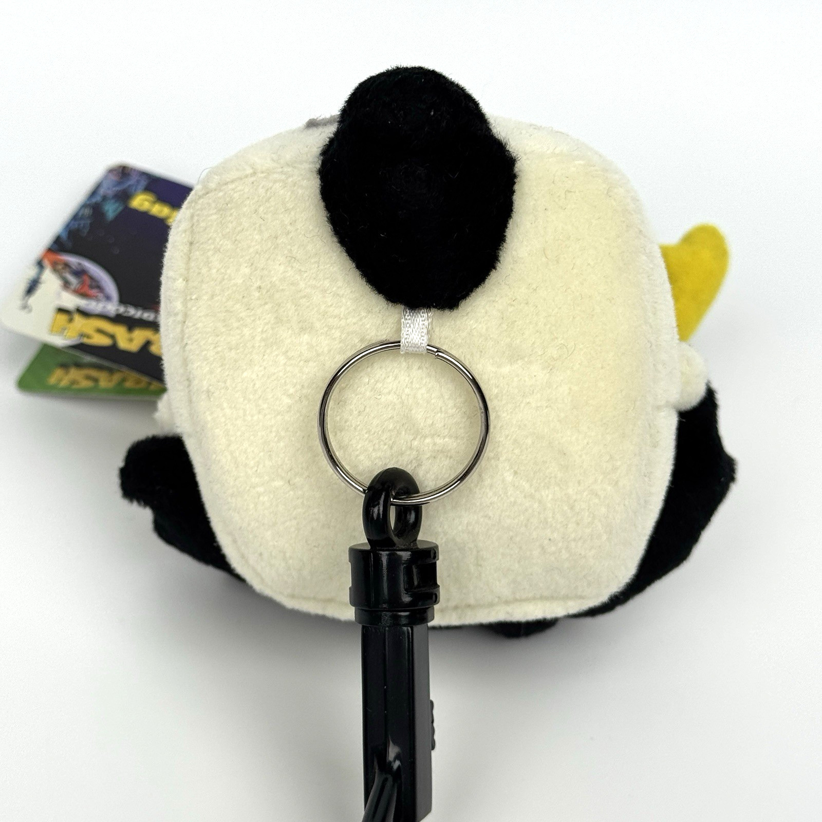 1998 ReSaurus Crash Bandicoot Dr. Neo Cortex Plush Bean Bag Keychain NWT