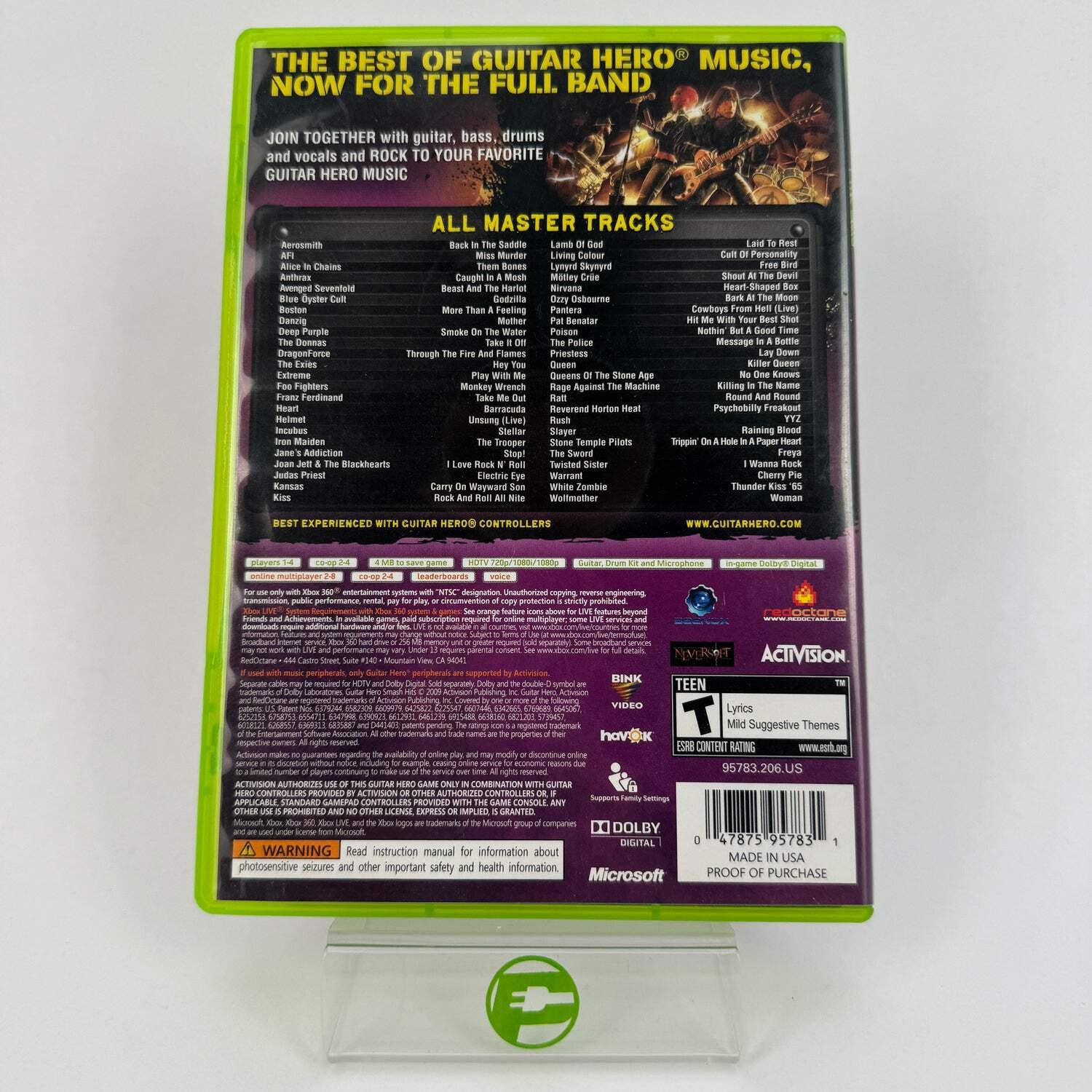 Guitar Hero Smash Hits (Microsoft Xbox 360, 2009)