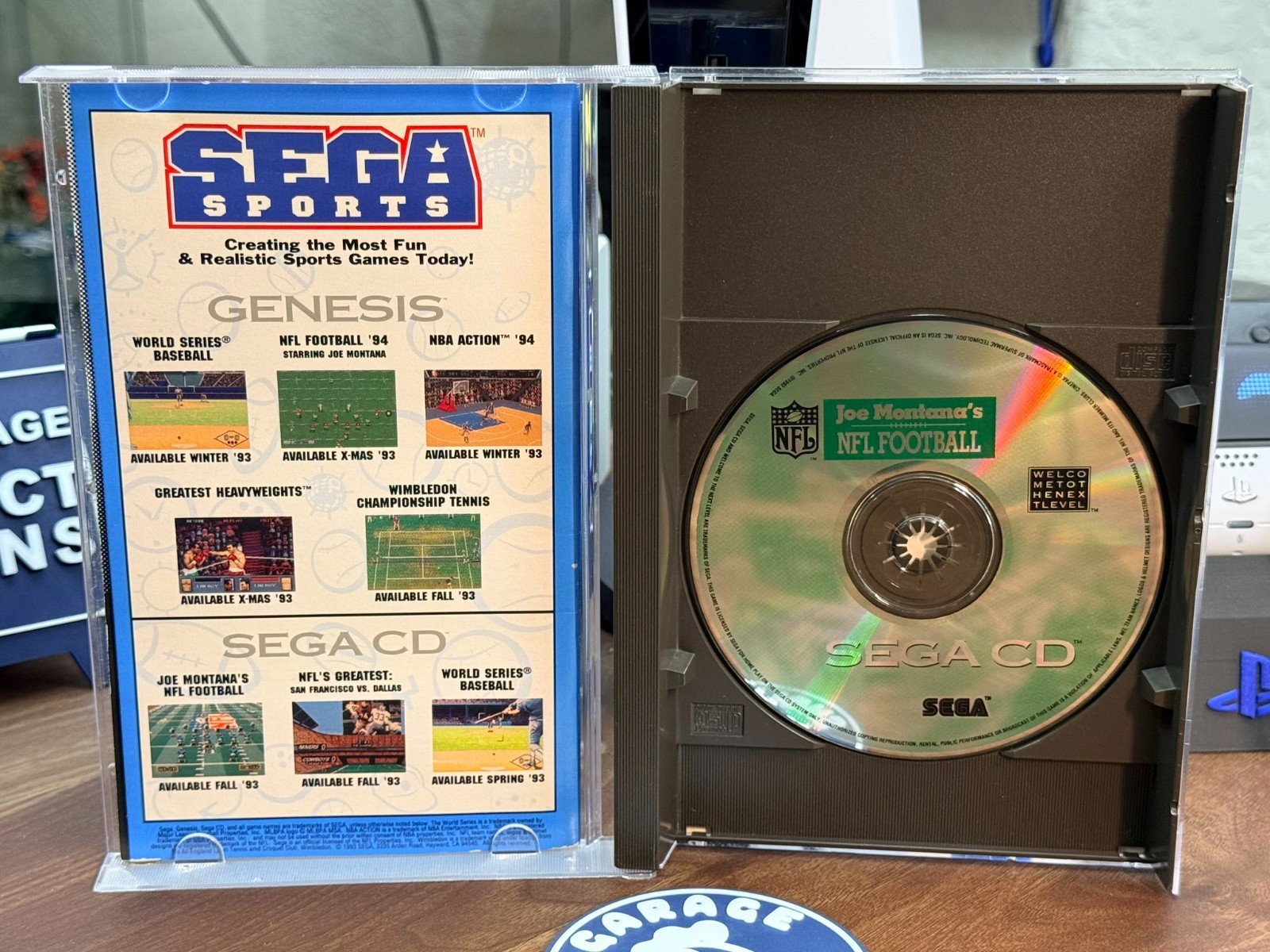 Joe Montana’s NFL Football – Sega CD – Blank Reg Card – Cleaned & FAST SHIP!