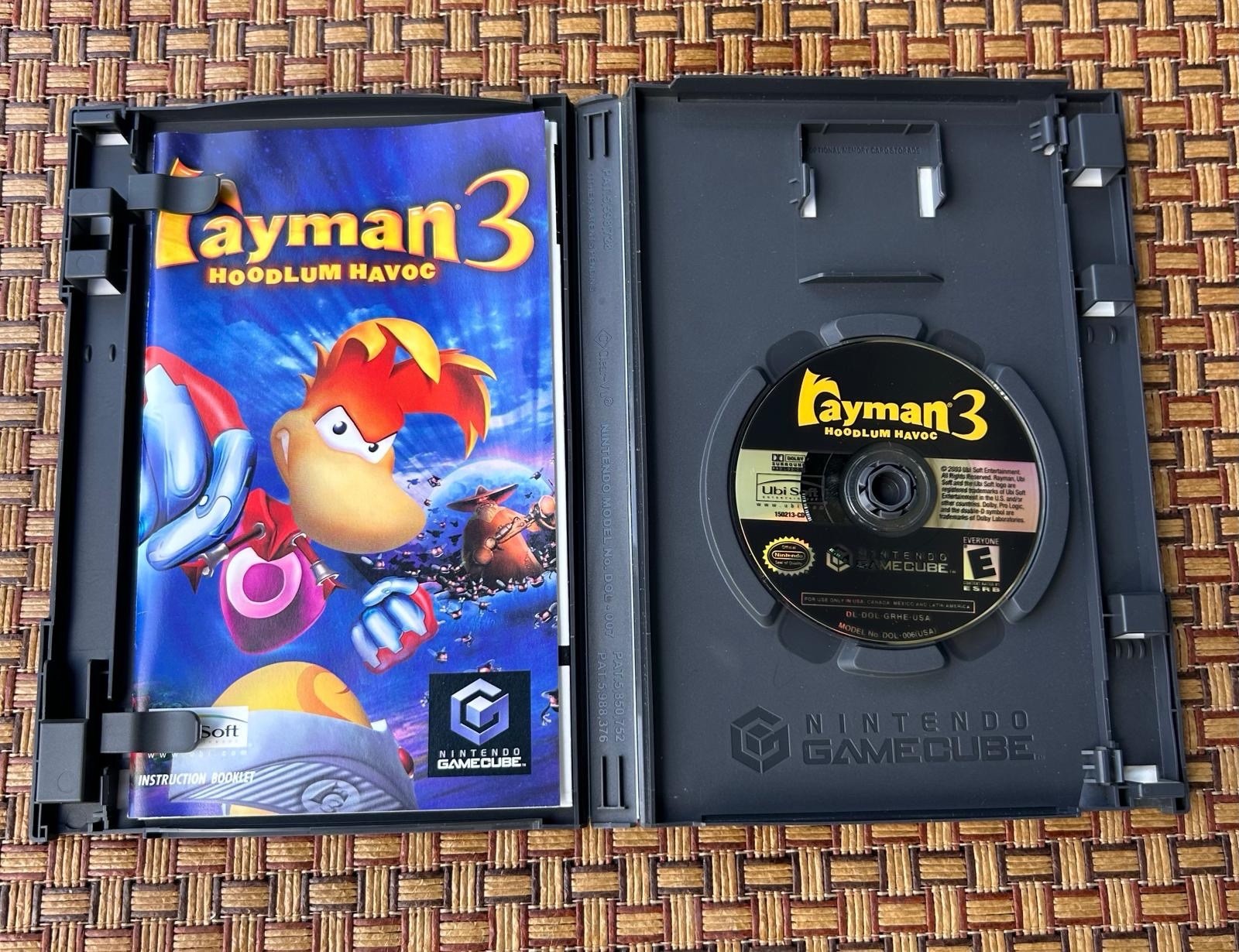 ubi soft rayman 3 hoodlum havoc manual included nintendo gamecube ntsc-u/c
