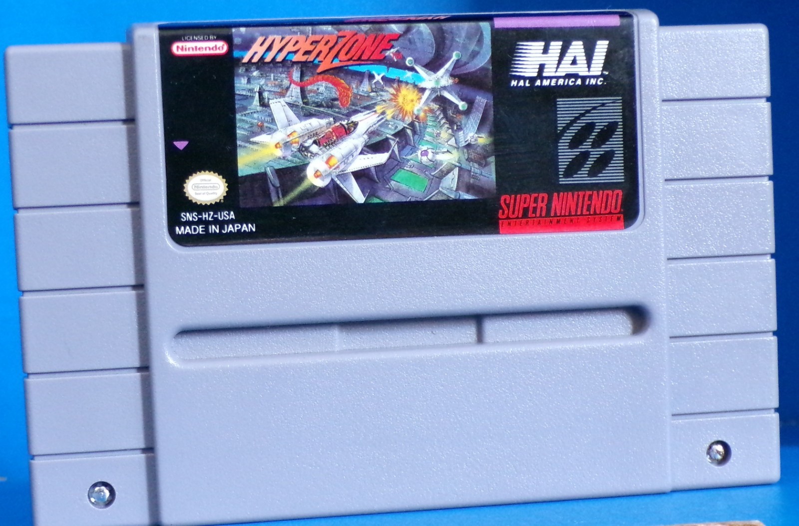 HyperZone Super Nintendo Entertainment System 1991 SNES Authentic Loose TESTED