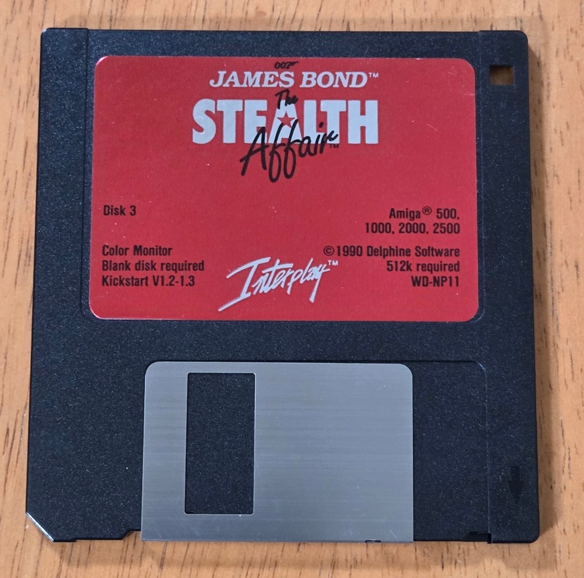 James Bond Stealth Affair Interplay Commodore Amiga Big Box Game Complete CIB
