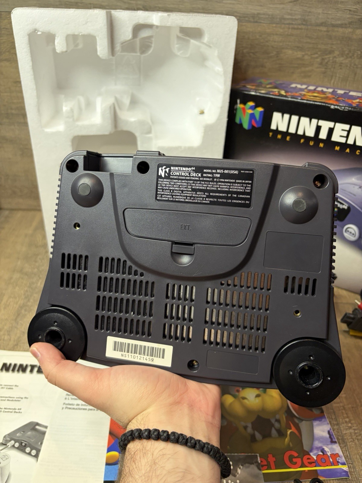 Original Nintendo 64 N64 Console System CIB Complete In Box Authentic OEM GOOD!