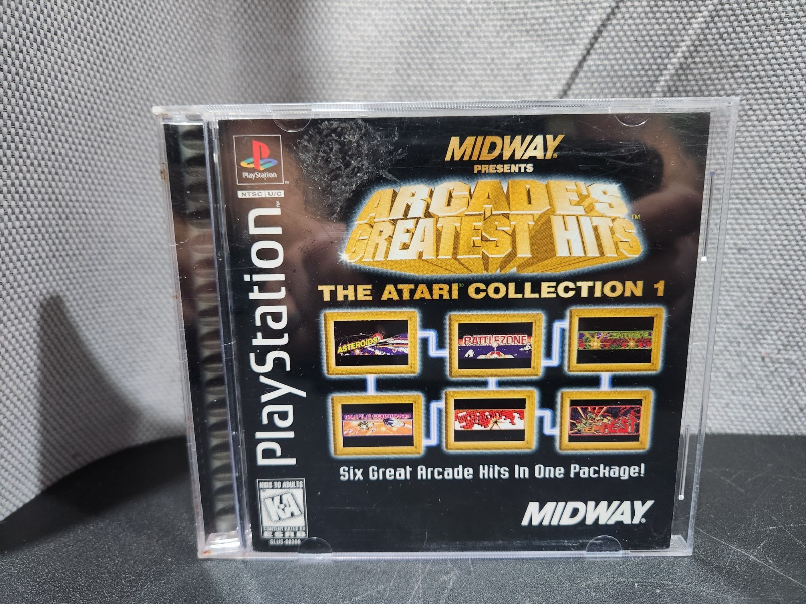 Playstation PS1 Midway Arcade’s Atari Collection 1 Asteroids TESTED Complete CIB