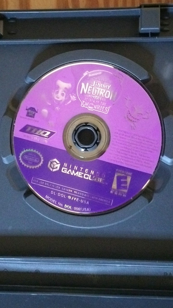 Nintendo GameCube Jimmy Neutron Attack of the Twonkies DVD Keep Case Box Only