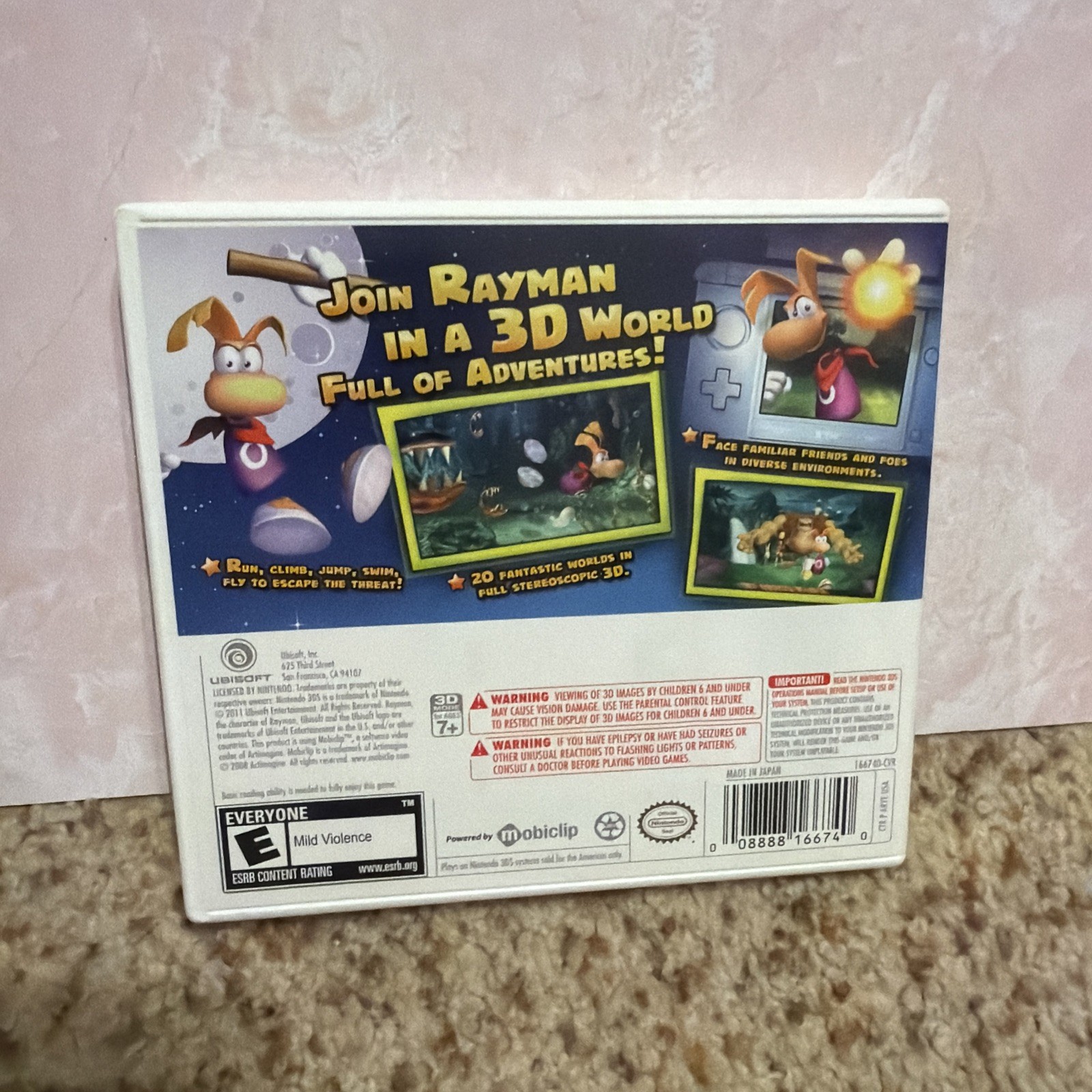 Rayman 3D (Nintendo 3DS, 2011)