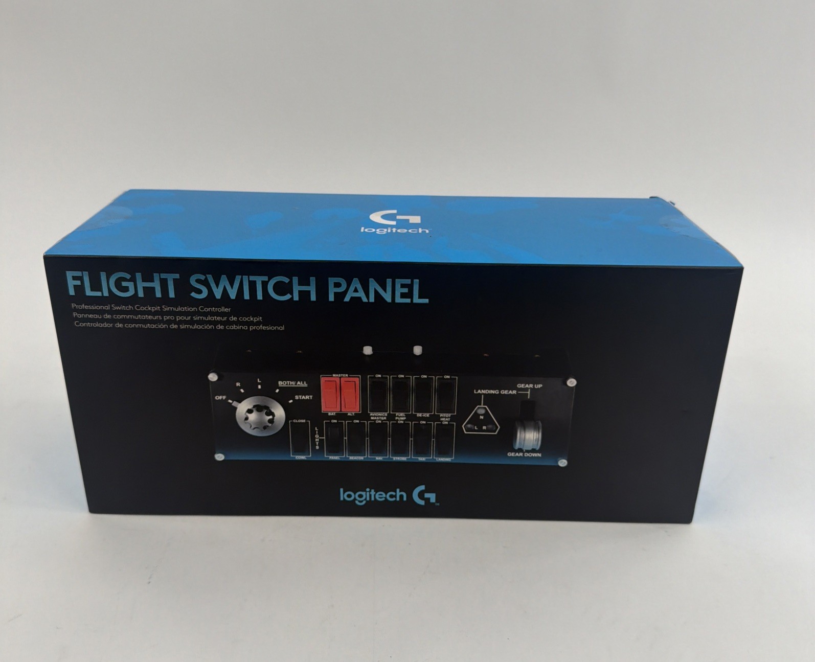 Logitech G Saitek Pro Flight Switch Panel – Black (945-000030)