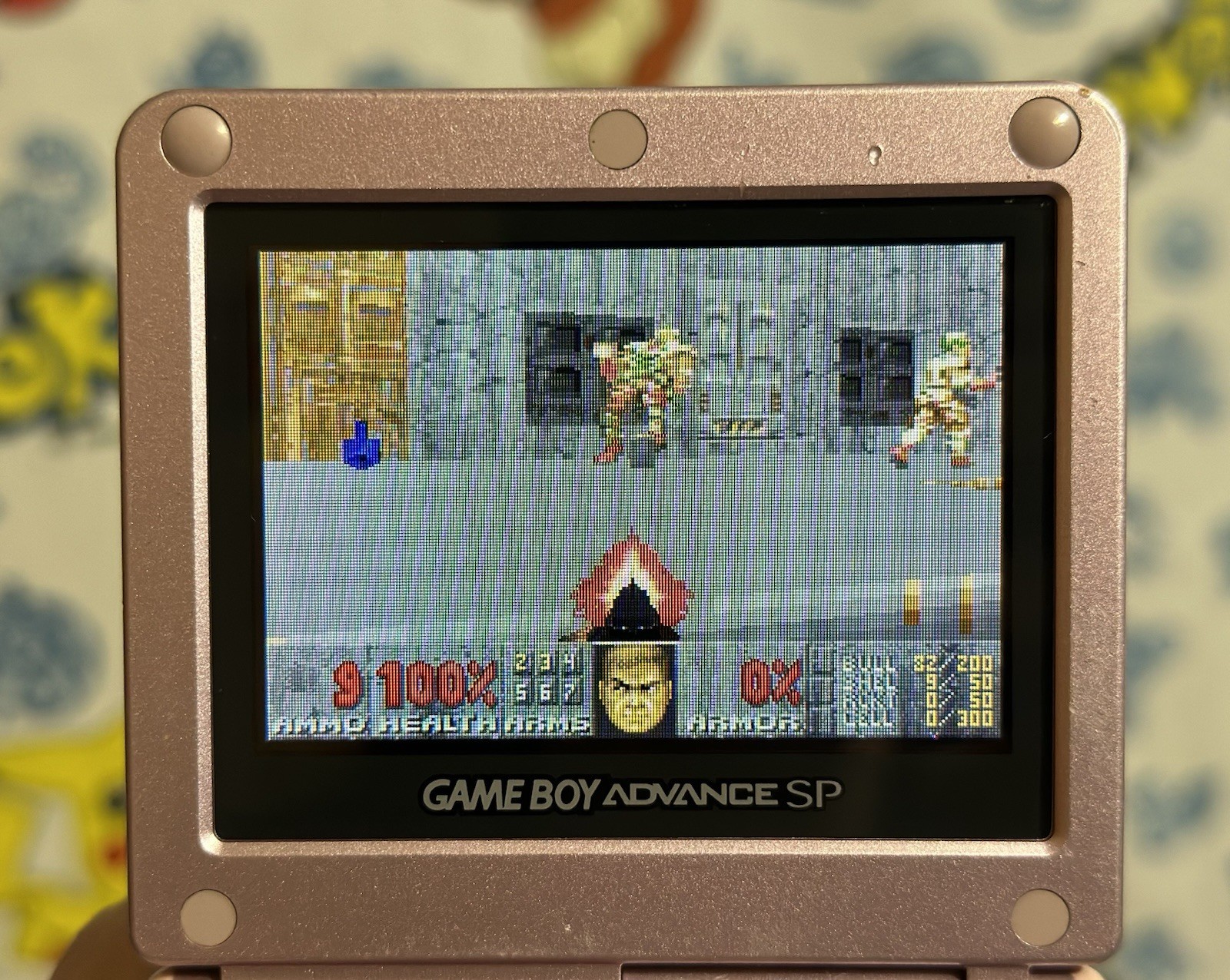 Doom II Nintendo GameBoy Advance Authentic Saves GBA Tested Clean
