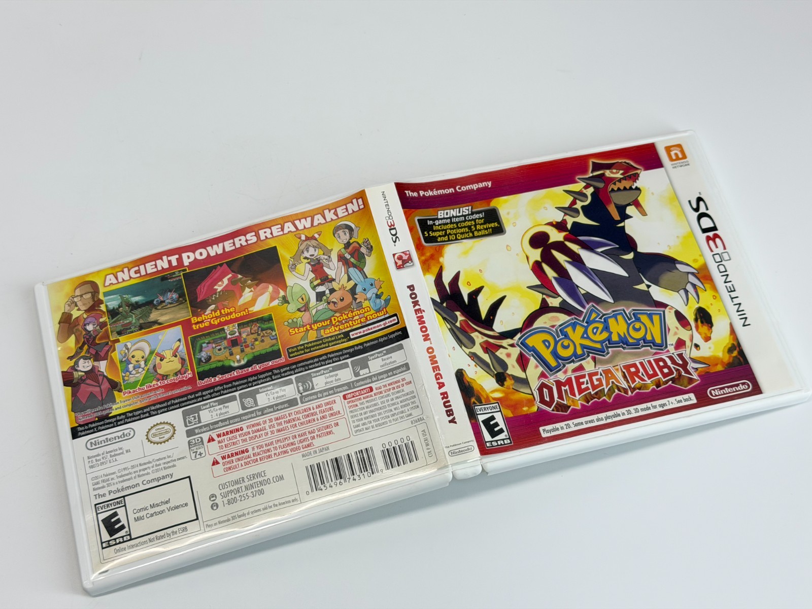 Pokemon Omega Ruby – BONUS Variant – (Nintendo 3DS) Complete & Tested
