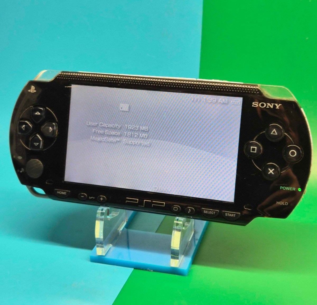 Sony PSP-1001 Handheld Console – New Battery, 2GB M2 Card, God of War Demo Disc