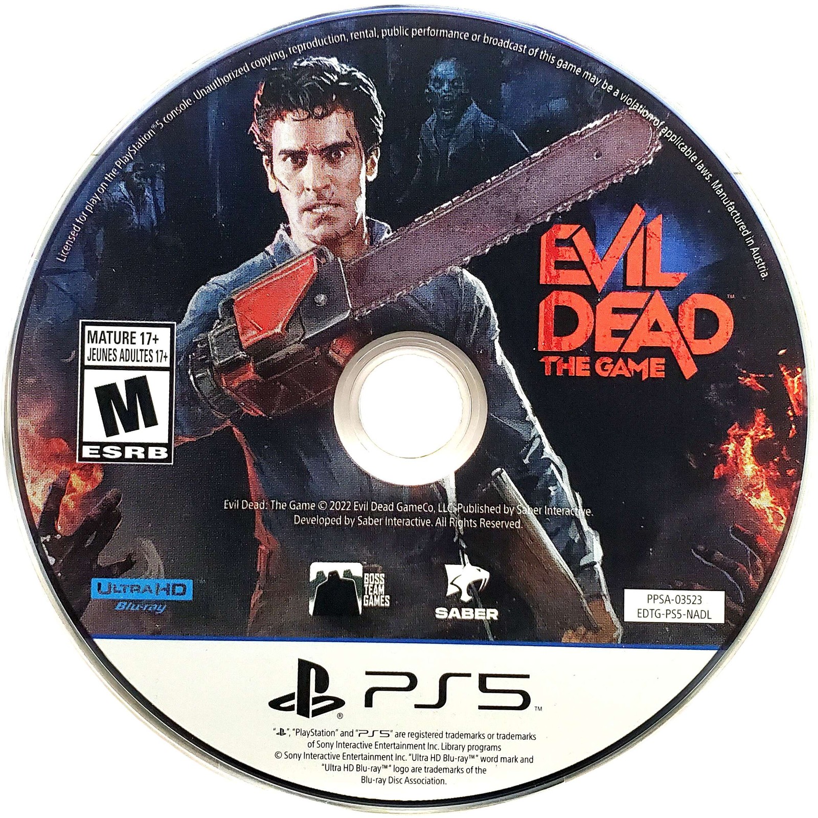 Evil Dead The Game – Sony Playstation 5 PS5 Tested 1Y Guarantee
