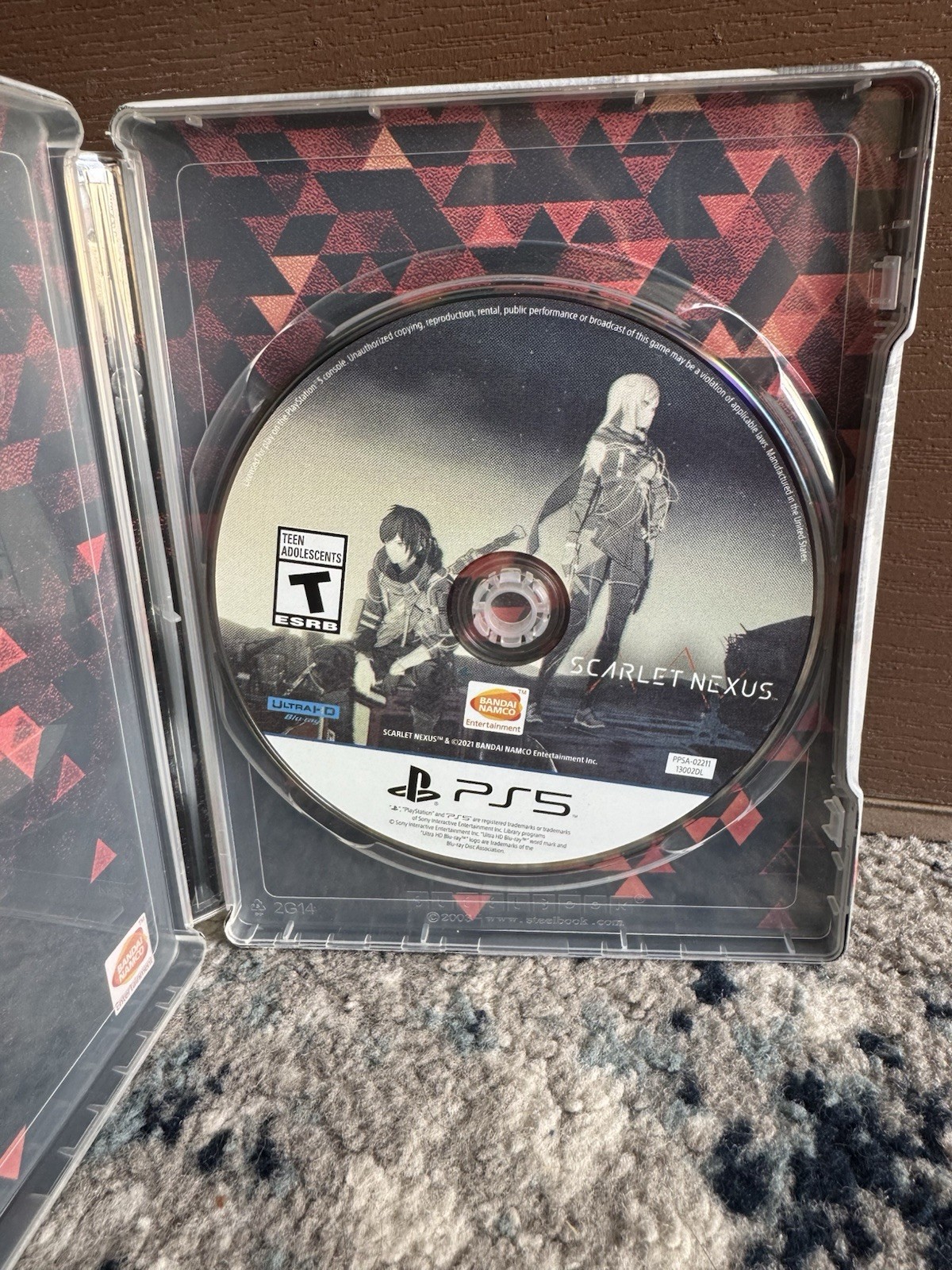 Scarlet Nexus Steelbook Edition PS5 Game By Bandai Namco Near Mint Condition