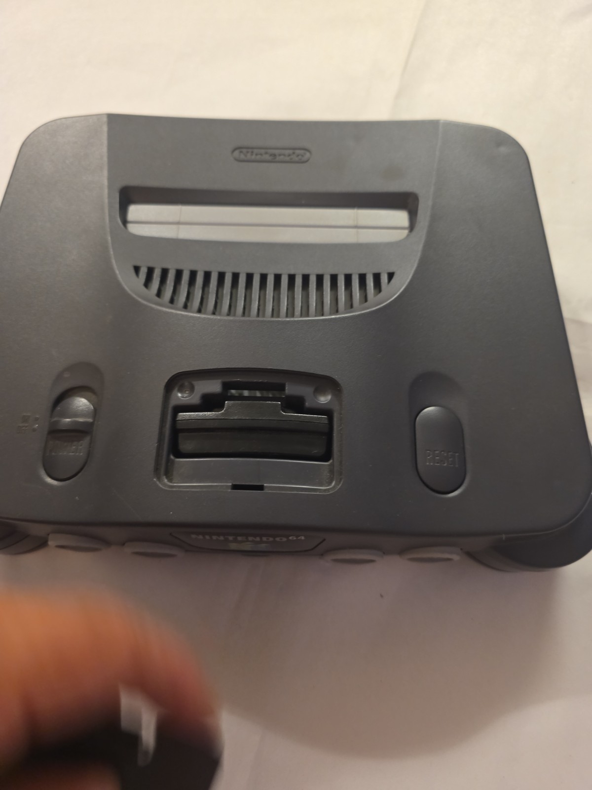 Nintendo N64 Console Only For Parts Or Repair- Powers On No Video