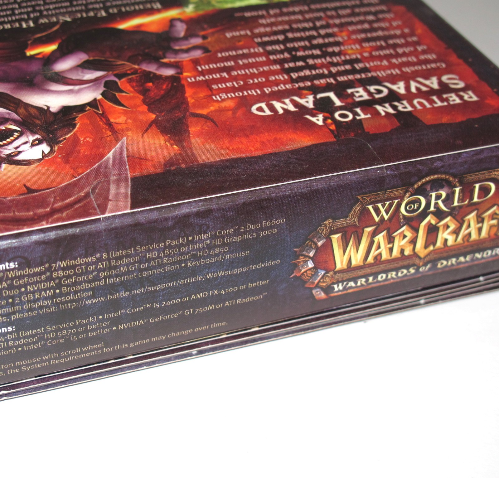 World of Warcraft Warlords of Draenor Expansion Set Brand Factory New Sealed PC