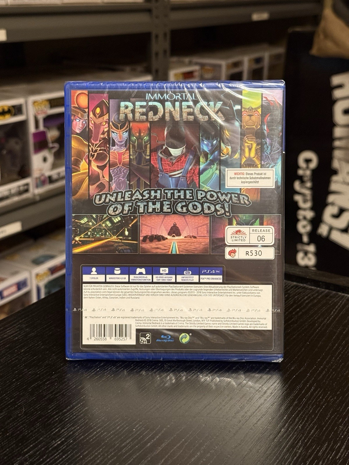 Immortal Redneck (Sony PlayStation 4 PS4, 2018) Strictly Limited Games #06 NEW!