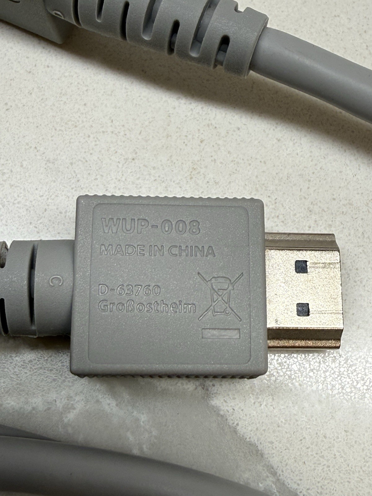 Official Genuine Nintendo Wii U TV OEM HDMI Cable Cord – WUP-008