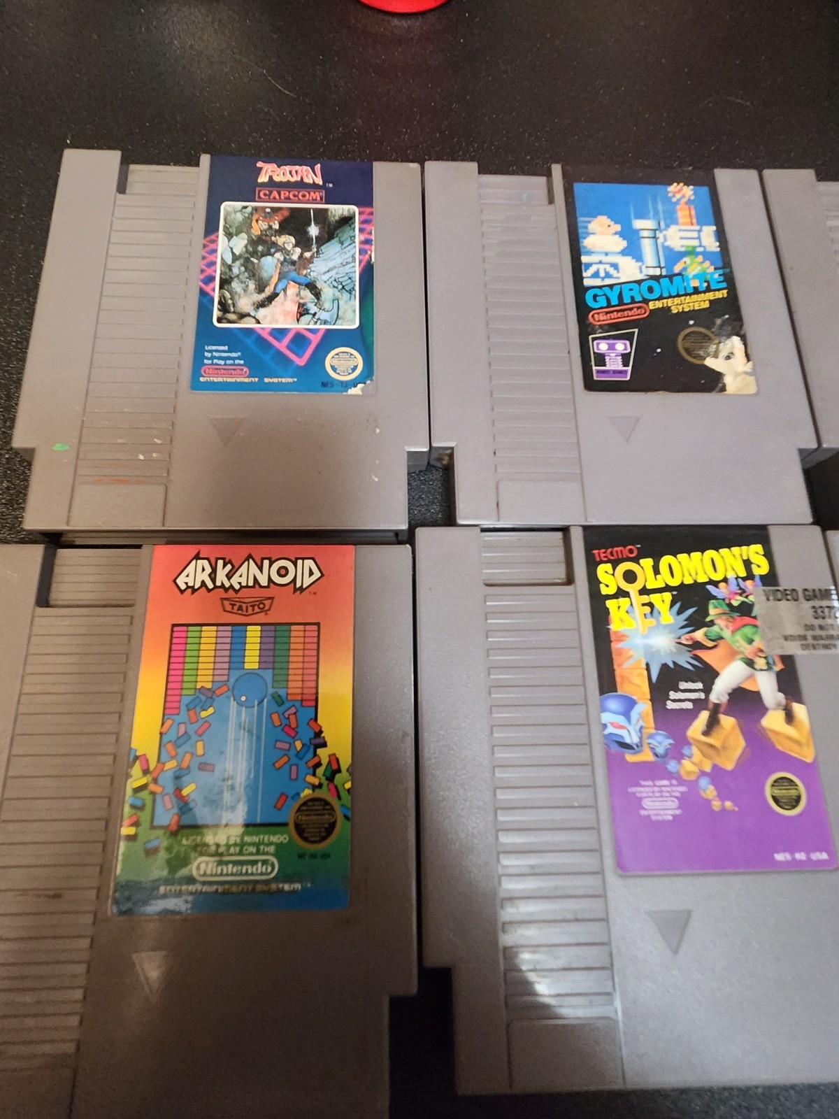 Nintendo NES 8 Game Lot – 5 Screw Cartridges, Some Label Wear (See Pics)