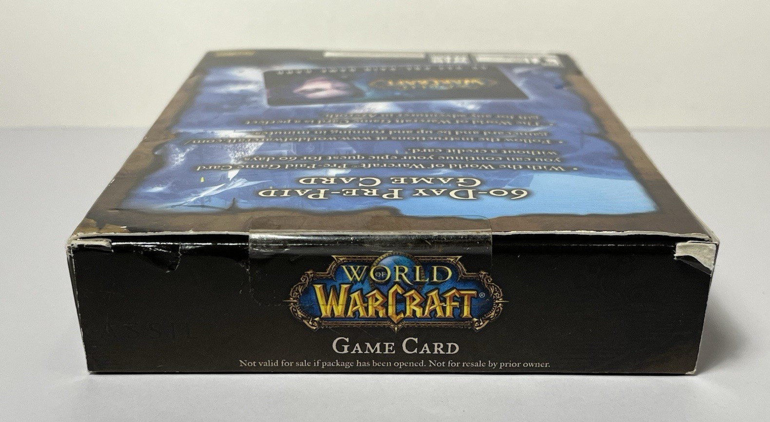 VTG World of Warcraft 60 Day Pre-Paid Game Card Box SEALED Collectible READ