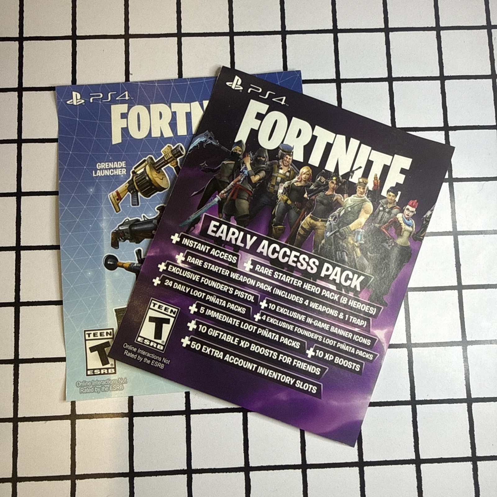 Fortnite Original Physical Playstation 4 PS4 w/ Valid Access Codes No Returns