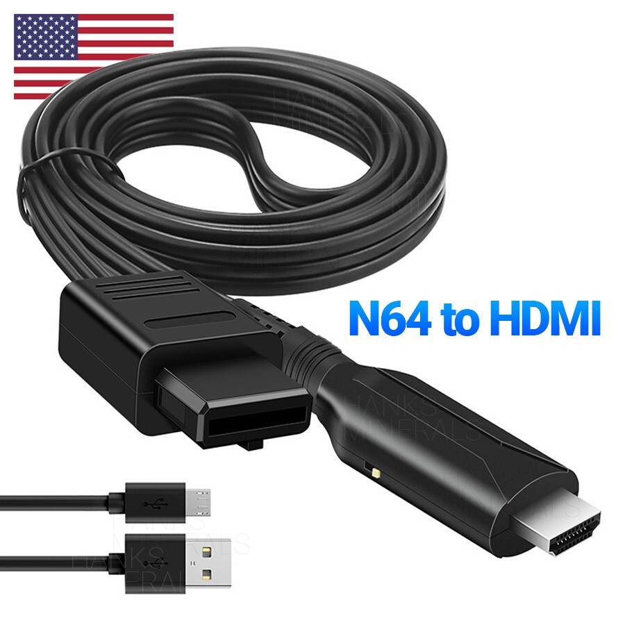 Converter N64 To HDMI HD 1080P Cable Compatible With N64 / GameCube / SNES