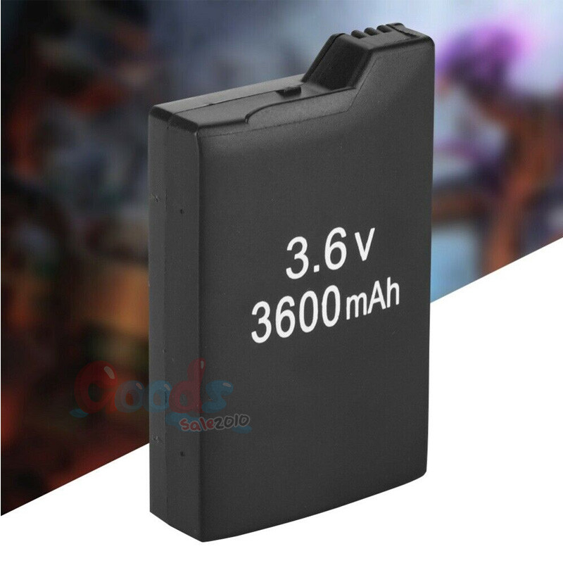 3600mAh Rechargeable Battery for PSP 2000 2001 2006 3000 3001 3003 +Charger