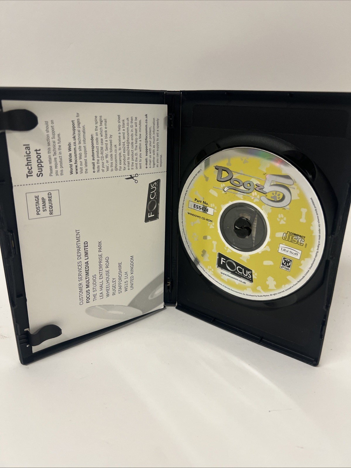 Petz Dogz 5 PC CD-ROM Game Complete Ubisoft Virtual Pet Simulation Windows