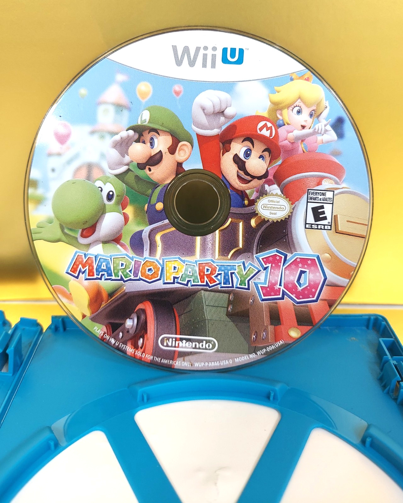 MARIO PARTY 10 Nintendo Wii U Complete Disc Case Manual CAR RACING E VIDEO GAME