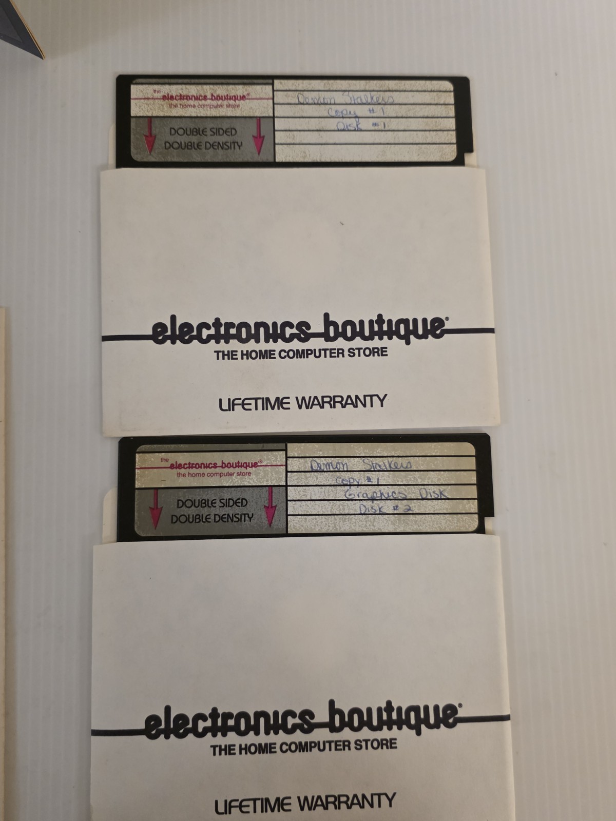 Demon Stalkers (Commodore 64 C64) 5.25 Floppy Disk CIB Complete + Extras
