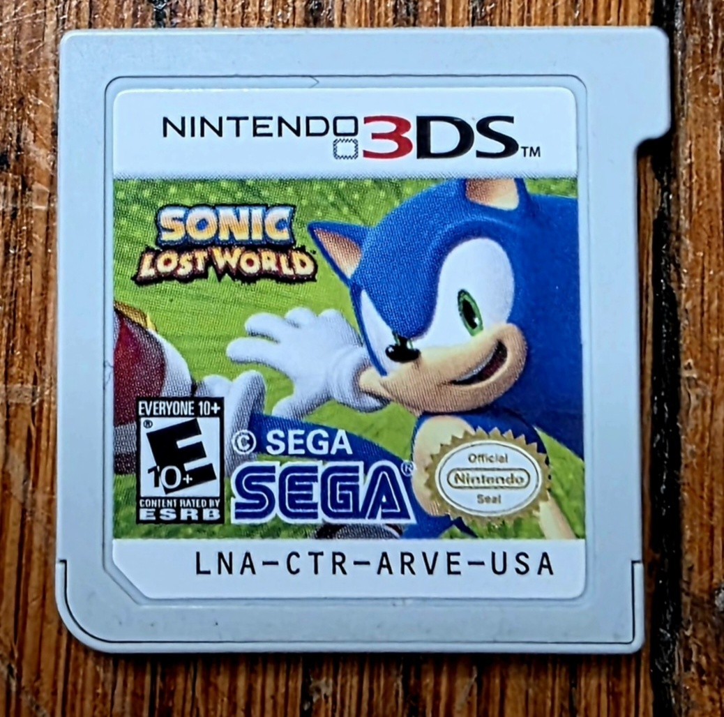 Sonic Lost World (Nintendo 3DS, 2013) Tested and Working! Cartridge Only