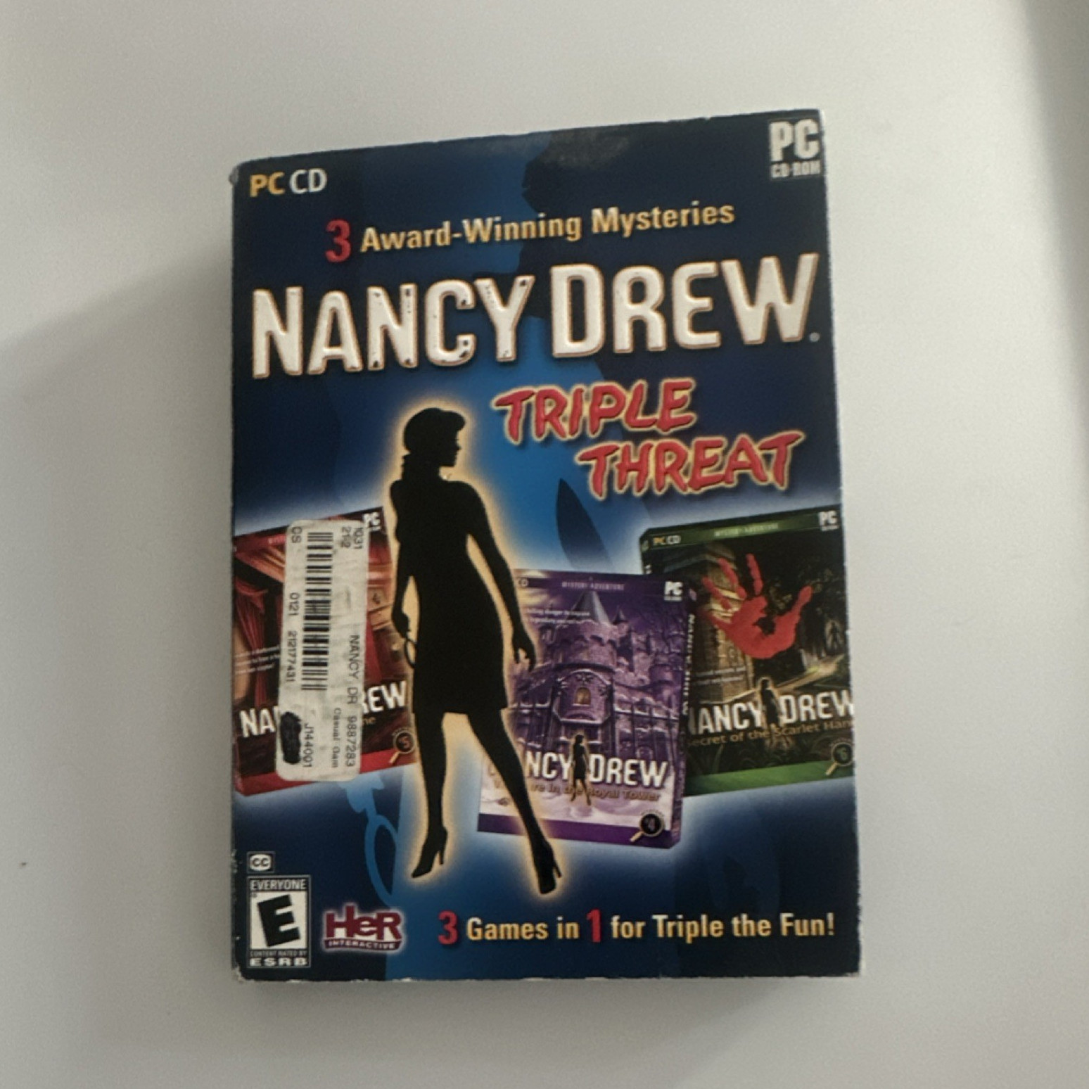 Her Interactive Nancy Drew Triple Threat PC Compilation Manual Included
