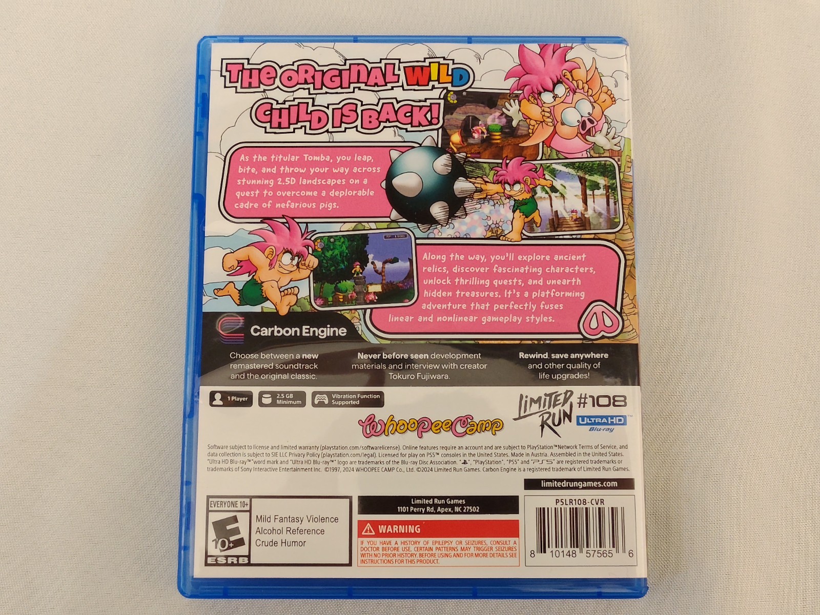 Tomba! Special Edition [Sony PlayStation 5 PS5 Limited Run Games LRG #108]