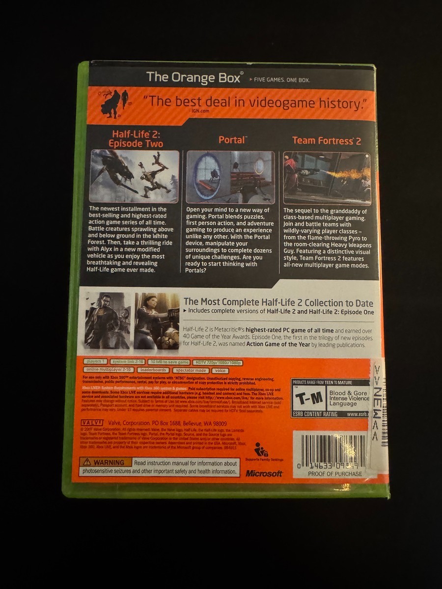 The Orange Box (Xbox 360, 2007) CIB