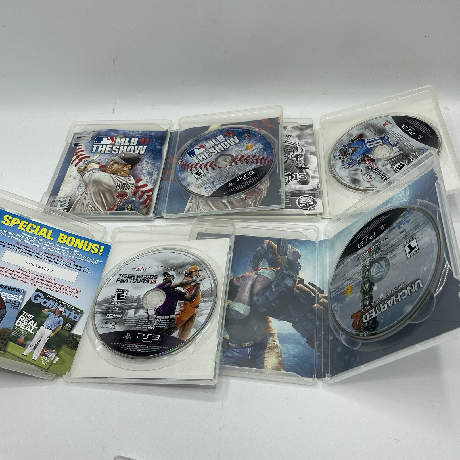 Lot of 12 Popular Sony PlayStation 3 PS3 Games EA Sports, The Fight, Rage, ETC