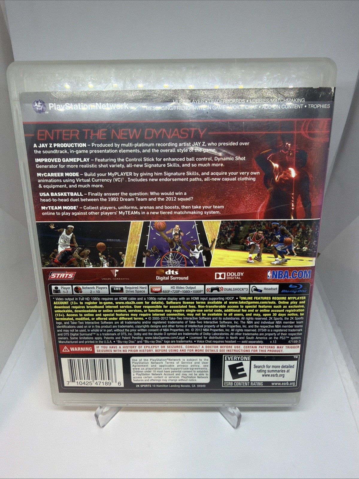 NBA 2K13 Sony PlayStation 3 PS3 Complete CIB Tested Jay-Z Edition