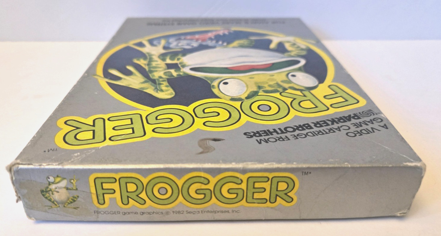 FROGGER (Atari 2600, 1982) Box & Game Only!! No Manual!! TESTED & WORKS