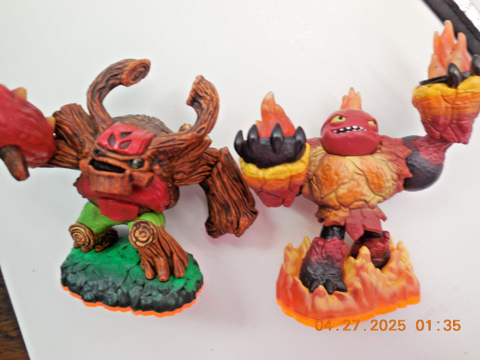 Skylanders Lot 9 figures Spyros Flashwing Hot Head Tree Rex Sonic Boom Double Tr