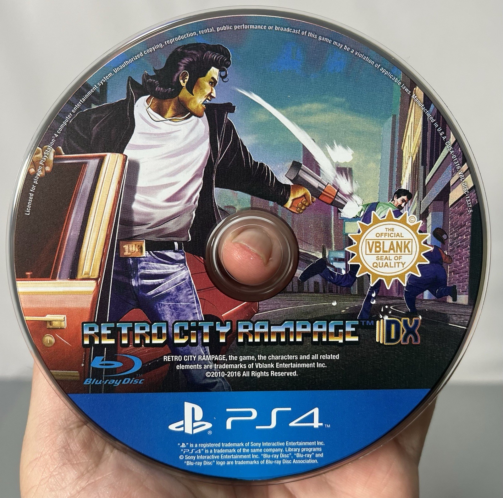Retro City Rampage DX VBlank PlayStation 4 PS4 and PSP Portable Case