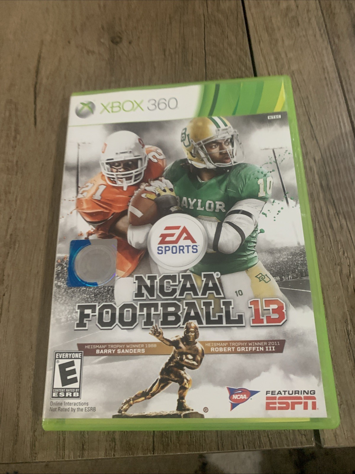 NCAA Football 13 (Microsoft Xbox 360, 2012) No Manual