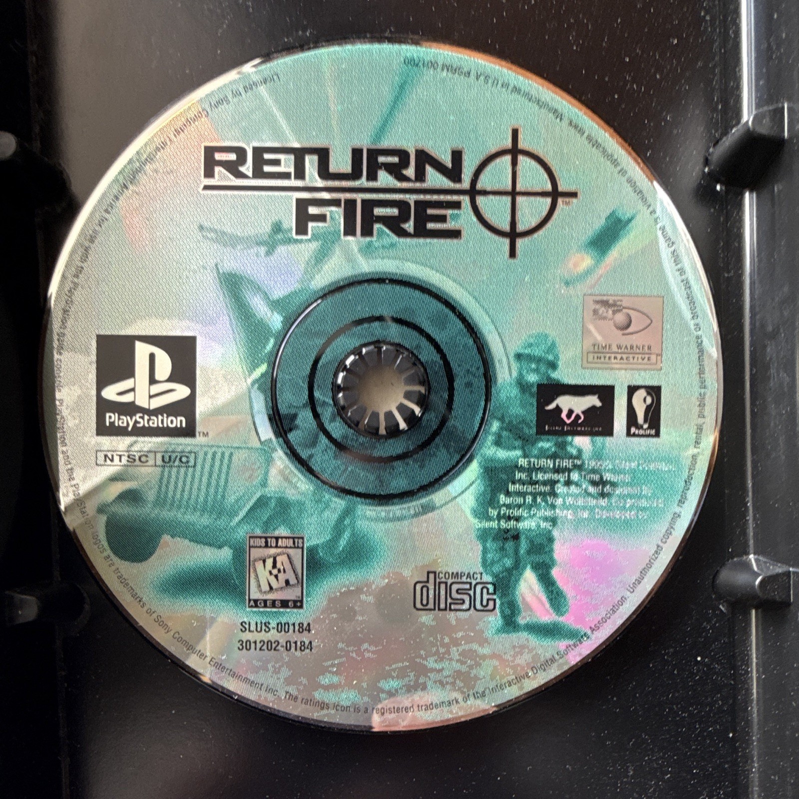 Time Warner Interactive Return Fire PS1 KA-Kids to Adults NTSC-U/C (US/CA) CIB