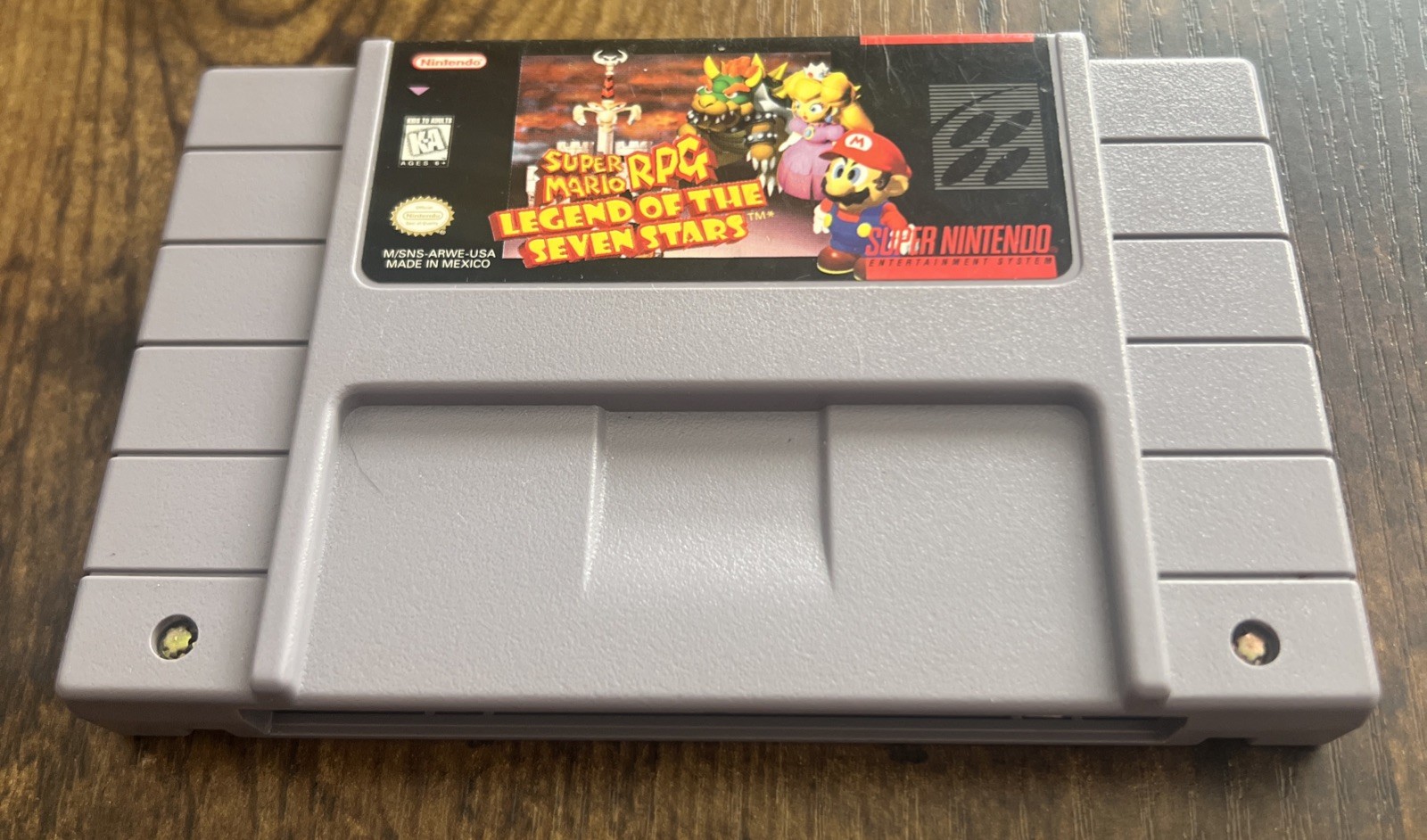 Snes Super Nintendo Super Mario RPG Legend of the Seven Stars Tested Guaranteed