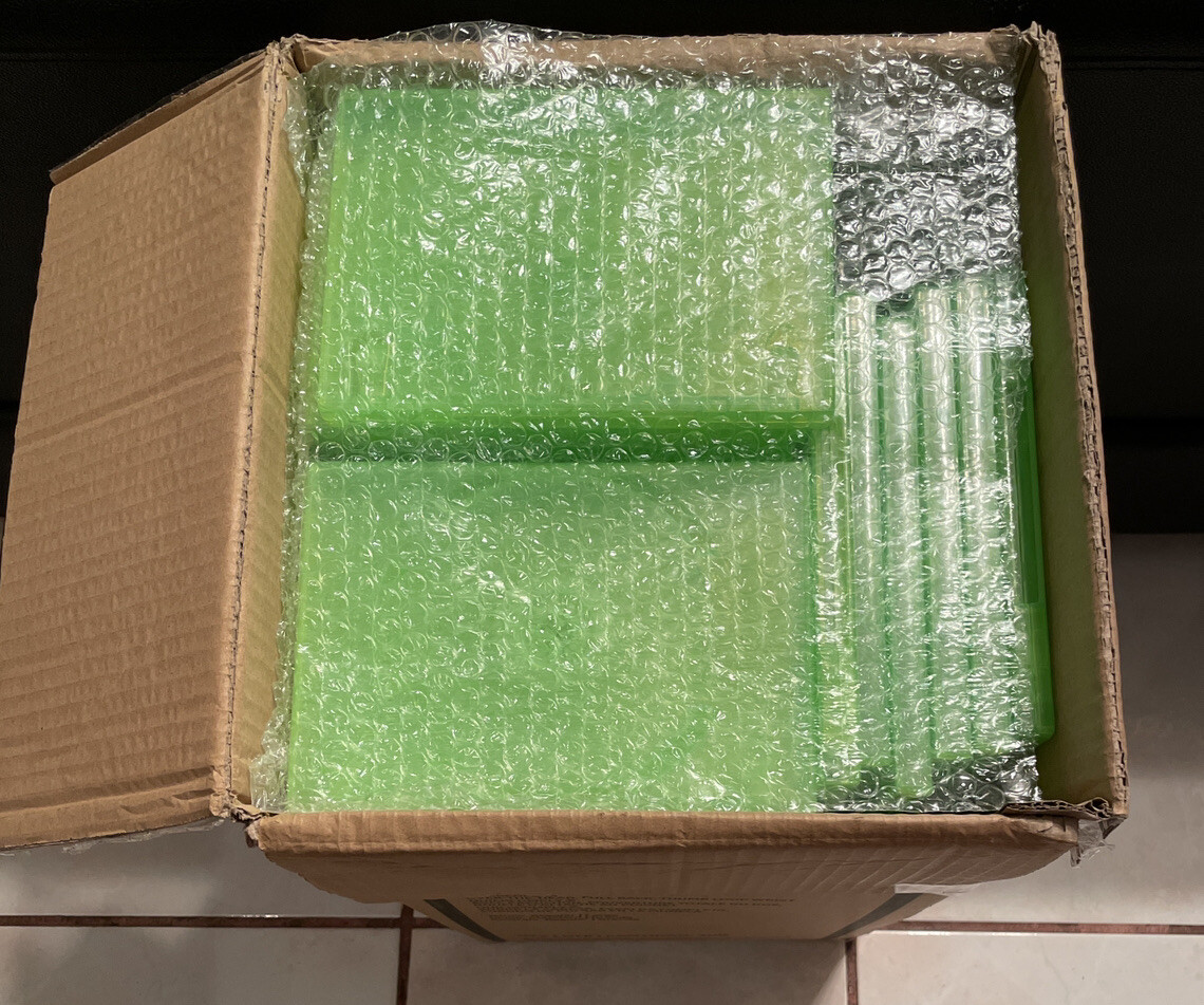 Lot Of 100 New XBOX 360 OEM Translucent Green Replacement Cases