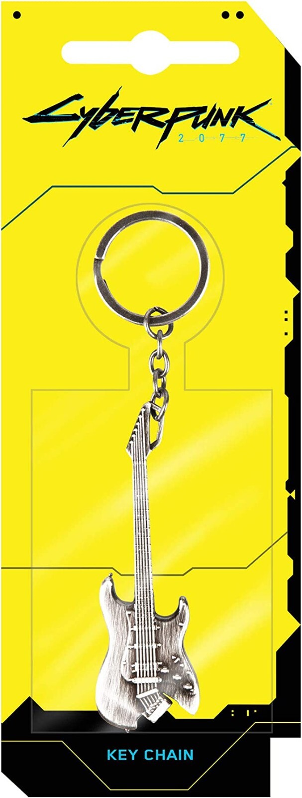 Cyberpunk 2077 Set of 3 Keychains Logo Johnnys Guitar Night City Phantom Liberty