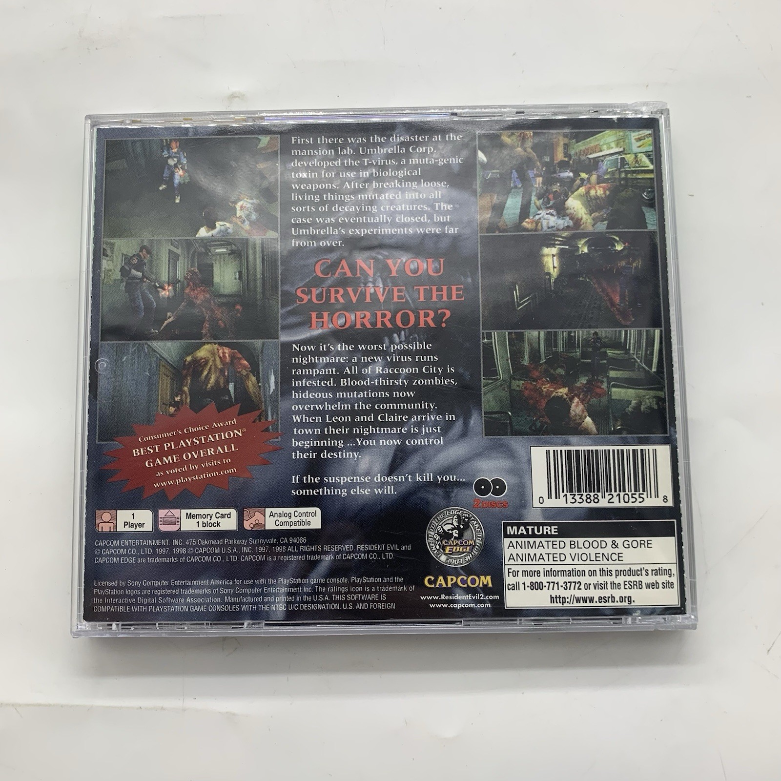 Resident Evil 2 – Sony PlayStation 1, 1998 | CIB | Tested | Resurfaced
