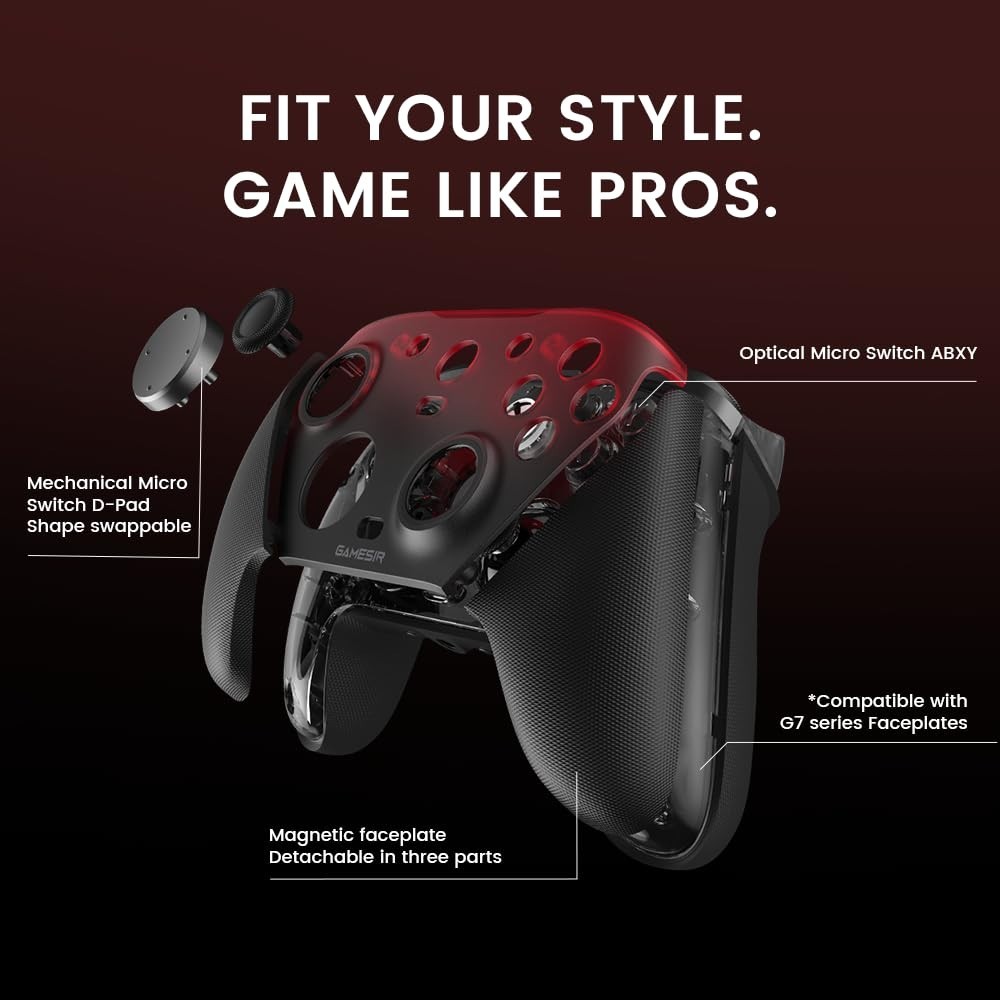 Wireless Gamepad for PC&Android – Hall Effect Triggers